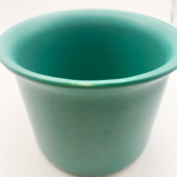 Vintage W. Germany Teal Green Small Planter - Picture 4 of 7